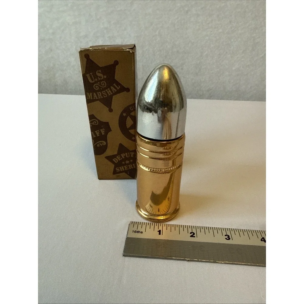 Vintage Avon Everest After Shave Bullet Decanter Wild West Full Box Marshal